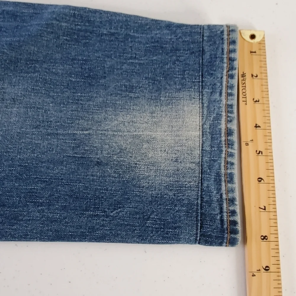 True Religion Geno Relaxed Slim Jeans Men's‎ Size 40 Button Flap Back Pockets